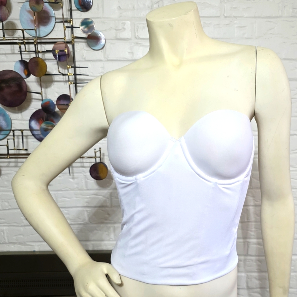 MAIDENFORM | White Bustier